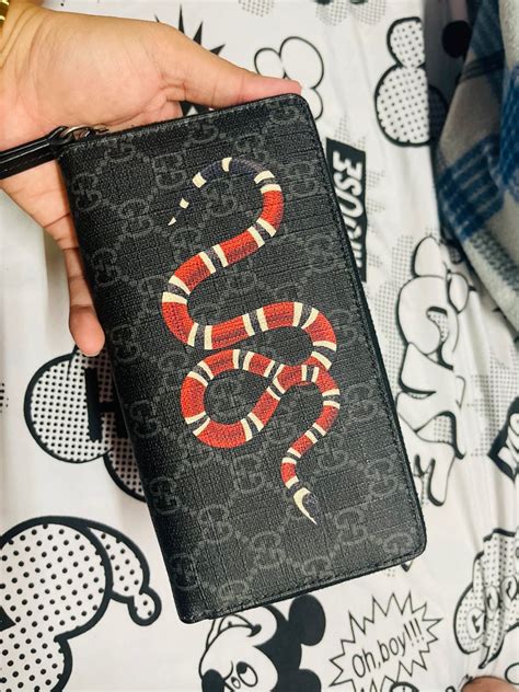 how to tell if gucci wallet is real kingsnake|Gucci wallet snake cheap.